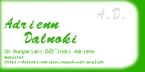 adrienn dalnoki business card